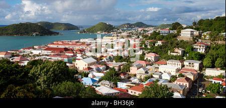 Charlotte Amalie, St Thomas, îles Vierges américaines Banque D'Images