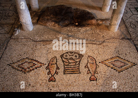 L'église de la multiplication des pains et des poissons Banque D'Images