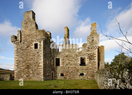 Glenbuchat château à Strathdon. Banque D'Images