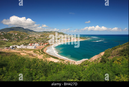 Seascape et beach, St Martin, Antilles, Caraïbes Banque D'Images