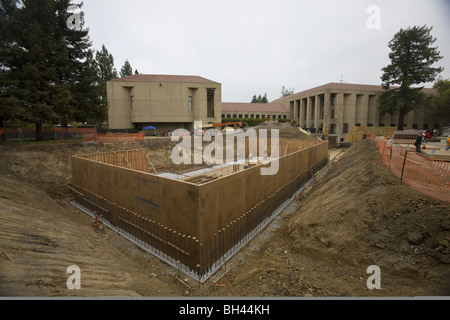 2009 La construction de la nouvelle faculté Neukom Bâtiment à Stanford Law School, Université de Stanford, Stanford, Californie, États-Unis Banque D'Images