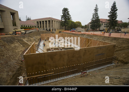 2009 La construction de la nouvelle faculté Neukom Bâtiment à Stanford Law School, Université de Stanford, Stanford, Californie, États-Unis Banque D'Images