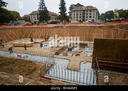 2009 La construction de la nouvelle faculté Neukom Bâtiment à Stanford Law School, Université de Stanford, Stanford, Californie, États-Unis Banque D'Images