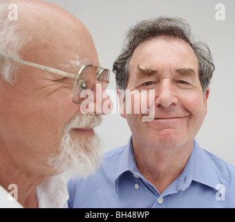 Close up portrait of senior man, smiling Banque D'Images