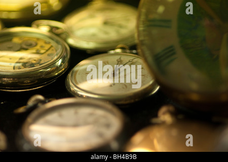 Les montres de poche sur l'affichage dans le Grand Bazar, Istanbul Banque D'Images