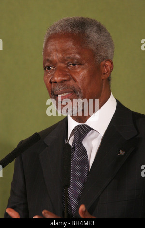 Kofi Annan, à Tokyo, Japon Banque D'Images