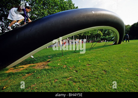 PARC DE LA VILLETTE, PARIS (75), FRANCE Banque D'Images