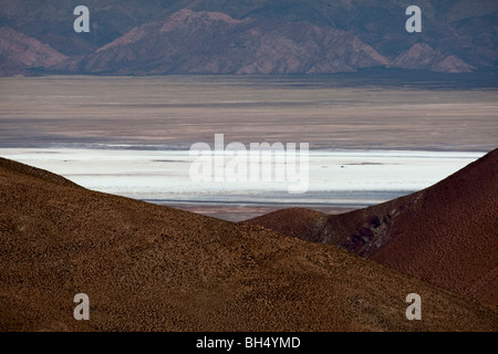 Salinas Grande, la Route 52, Province de Jujuy, Argentine Banque D'Images