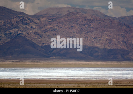 Salinas Grande, la Route 52, Province de Jujuy, Argentine Banque D'Images