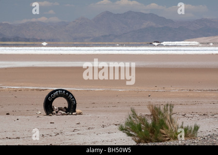 Salinas Grande, la Route 52, Province de Jujuy, Argentine Banque D'Images