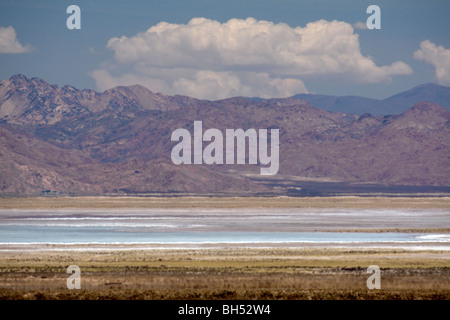 Salinas Grande, la Route 52, Province de Jujuy, Argentine Banque D'Images