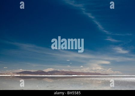 Salinas Grande, la Route 52, Province de Jujuy, Argentine Banque D'Images