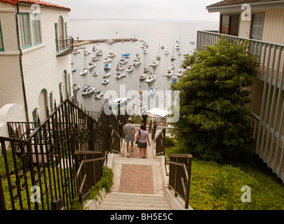 L'île de la Californie Catalina Avalon Banque D'Images