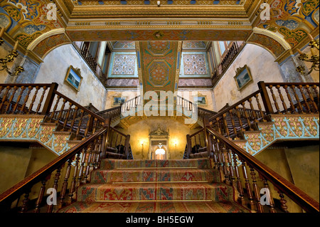 Intérieur du Palais Beylerbeyi, Istanbul Turquie Banque D'Images