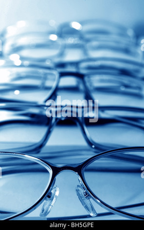 Les verres d'oeil sur une mire Banque D'Images