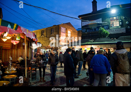 Un dusky Camden Market à Londres, Royaume-Uni Banque D'Images