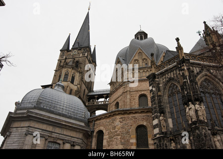 La cathédrale catholique Dom à Aix-la-Chapelle, Allemagne Banque D'Images