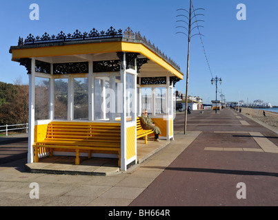 Logement, promenade front de mer de Southsea, Portsmouth, Hampshire, England, UK. Banque D'Images
