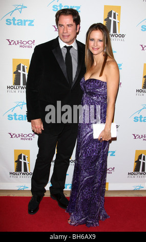 JOHN TRAVOLTA, Kelly Preston 11E ÉDITION DU FESTIVAL DU FILM DE HOLLYWOOD HOLLYWOOD AWARDS BEVERLY HILLS LOS ANGELES USA 22 Octobre 2 Banque D'Images