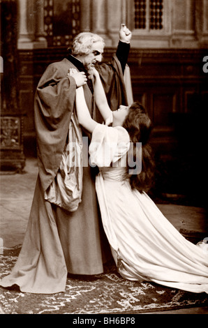 Herbert Grimwood & Nora Kerin dans Romeo & Juliet Banque D'Images