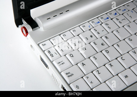 Clavier d'ordinateur portable ordinateur closeup macro photo Banque D'Images