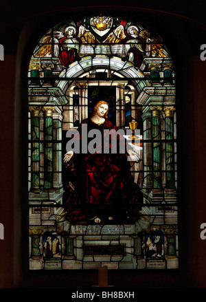 Wesley's Chapel City Road Islington London England Vitrail Window Jésus-Christ Banque D'Images