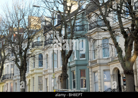 Maisons de ville de style Régence à Brighton Banque D'Images