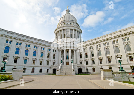 Capitole de l'État du Wisconsin, Madison, Wisconsin Banque D'Images