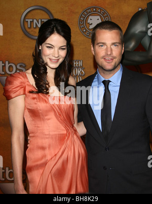 MICHELLE MONAGHAN CHRIS O'DONNELL 16ÈME Screen Actors Guild Awards WEST HOLLYWOOD Los Angeles CA USA 17 décembre Banque D'Images