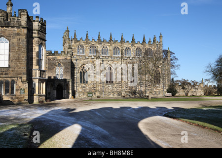 Chapelle St Pierre de la partie de l'Évêché, ou château d'Auckland, Auckland, évêque de Durham, Angleterre Co. Banque D'Images