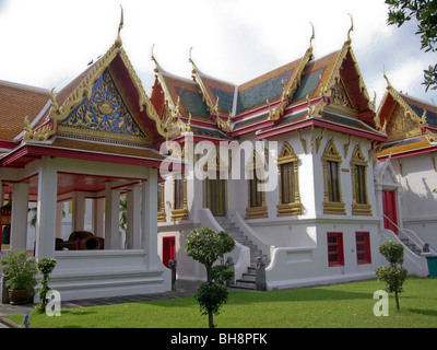 Bangkok, Thaïlande, Temple Wat Benchamabohit, vues extérieures, religion d'âge moyen Banque D'Images