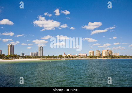 Des toits de St Petersburg en Floride Banque D'Images