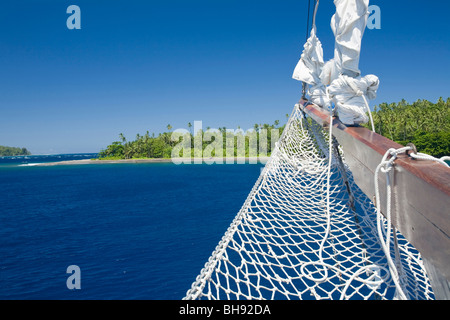 À proximité de l'île, l'archipel de Sangihe-Talaud Tahulandang, Sulawesi, Indonésie Banque D'Images