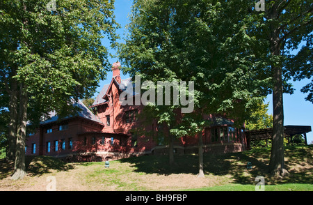 Connecticut Hartford Mark Twain House built 1874 Banque D'Images
