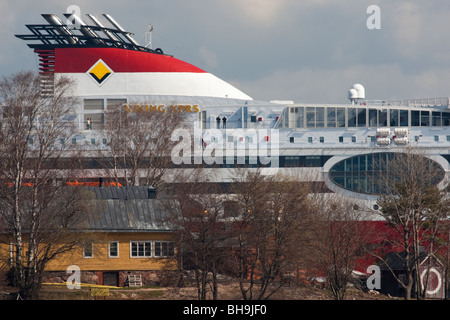 Viking XPRS au départ d'Helsinki. Banque D'Images