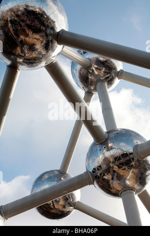 L'Atomium, Bruxelles, Belgique. Construit en 1958 et conçu par André Waterkeyn. Banque D'Images