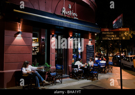 Hollywood Palermo Viejo Bar Café Pub Buenos Aires Argentine Banque D'Images