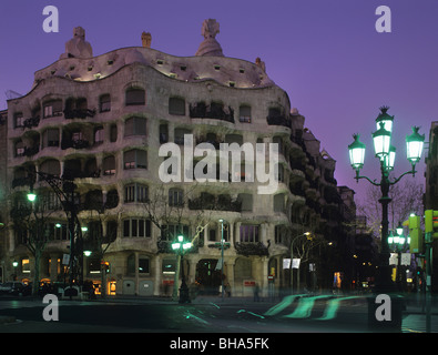 La Pedrera, Casa Mila, Barcelone, Espagne, Europe. Banque D'Images