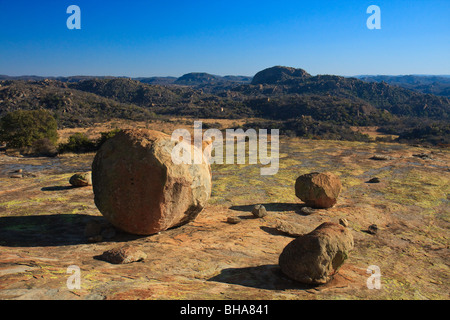 Bulawayo Matobo Mountain Rock Afrique Zimbabwe Banque D'Images