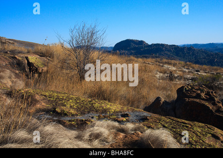 Ciel d'Afrique Zimbabwe Bulawayo Matobo Mountain Rock Banque D'Images