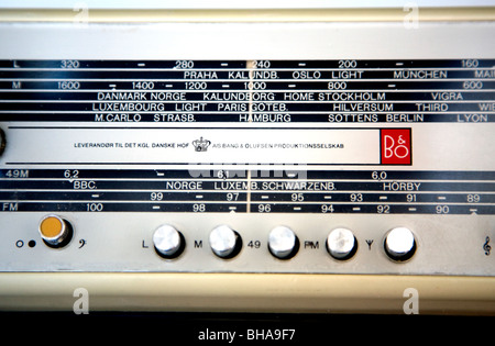 1960 radio portable Bang & Olufsen Banque D'Images