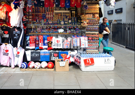 Blocage de souvenirs, Oxford Street, Londres, Angleterre, Royaume-Uni, Europe Banque D'Images