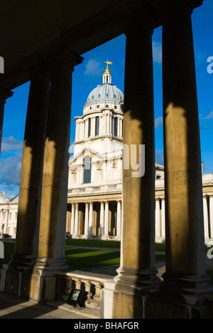 Le Old Royal Naval College Chapel de SS Pierre et Paul Greenwich London England UK Europe Banque D'Images