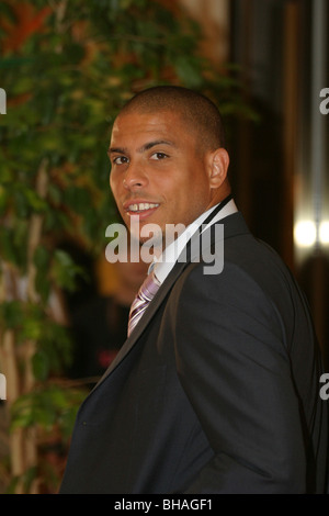 Ronaldo, joueur de football avec le Real Madrid. Banque D'Images