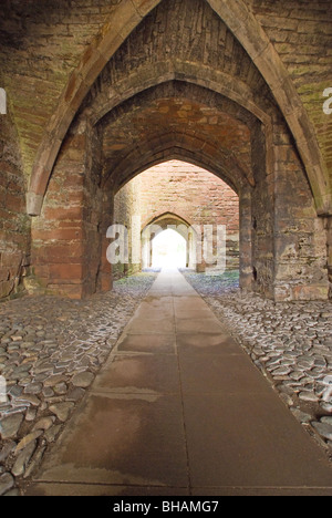 848 Château près de Penrith en Angleterre Banque D'Images