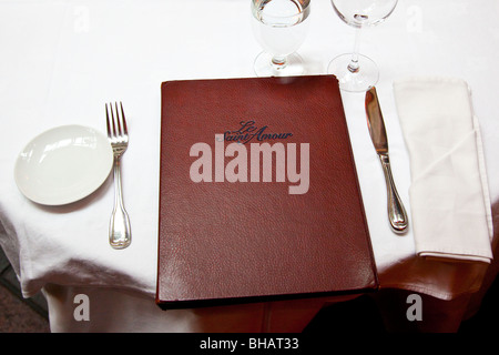 Le Saint Amour dans la vieille ville de Québec, Canada Banque D'Images