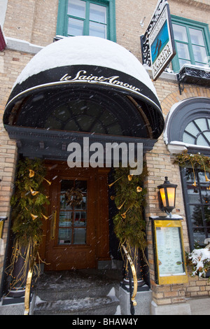 Le Saint Amour dans la vieille ville de Québec, Canada Banque D'Images