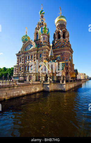 Eglise du Sauveur sur le Sang Versé (Khram Spas-na-Krovi), Saint-Pétersbourg, Russie Banque D'Images