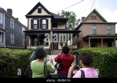 Maison natale de Martin Luther King, Lieu historique national, Atlanta, Georgia, USA Banque D'Images