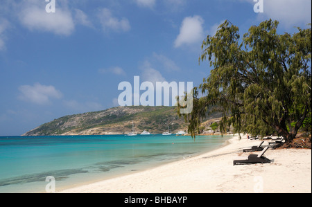 Anchor Bay, Lizard Island, Grande Barrière de Corail, Queensland, Australie Banque D'Images